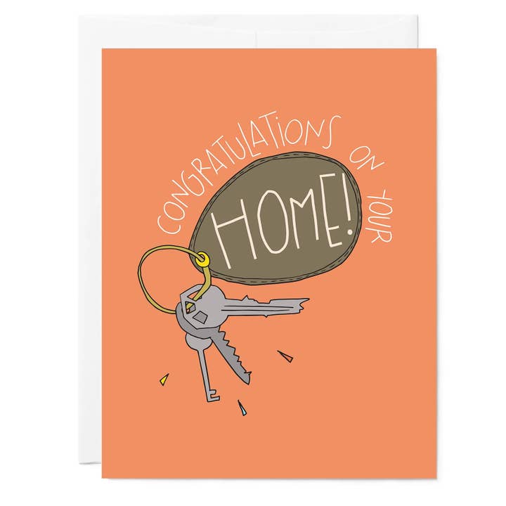 Nya husnycklar | Housewarming Card för wholesale av Tuxberry & Whit