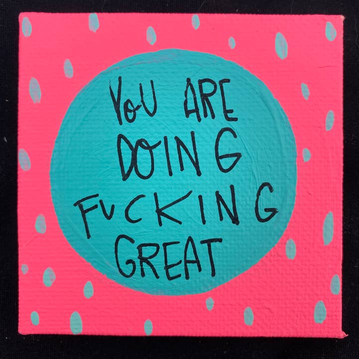 Artifacts of Joy - Wholesale Painting/Drawing - Tiny Feminist Paintings24