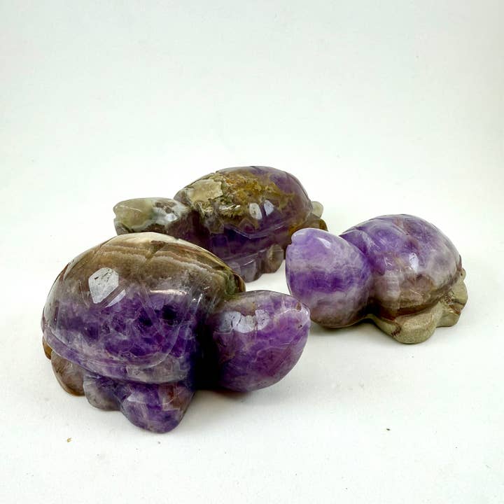 Ametyst Blonde Skildpaddeudskæringer for engroshandel hos Liv Rocks