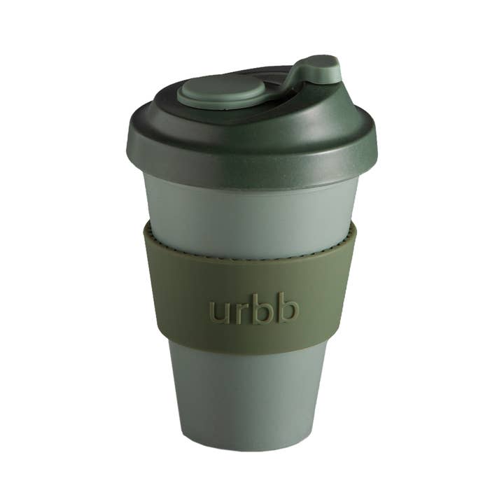 porter green | style + sustainability - Wholesale Insulated Mug/Tumbler - Sage + Olive | Urbb | Biodegradable Bamboo Coffee Cup1