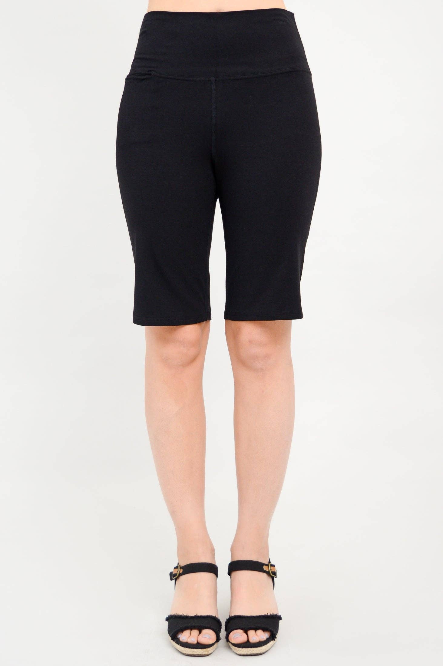 Blue Sky Clothing Co LLC - Wholesale Shorts - Women's - Leslie Shorts, Black, Bamboo