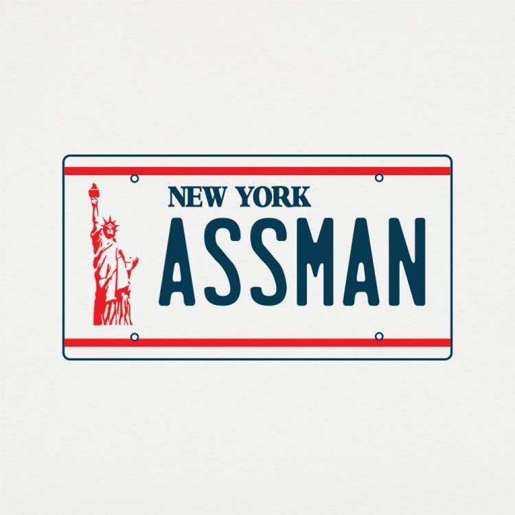 White ASSMAN Men's T-Shirt for wholesale on Faire1