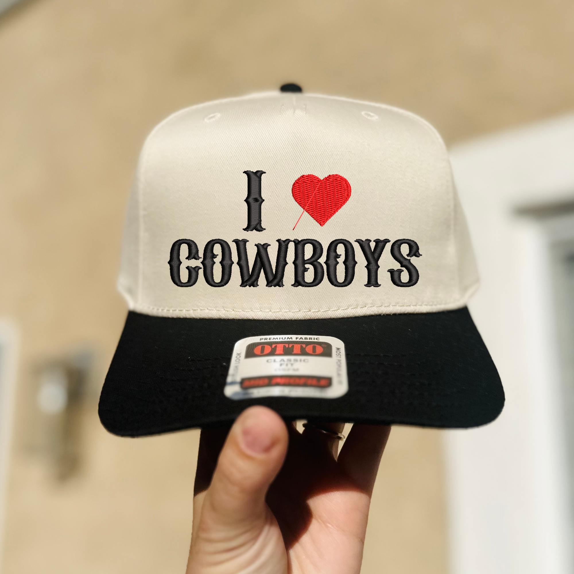 Southern N Savvy – Engroshandel Trucker hat - Dame – JEG ELSKER COWBOYS Broderet Hat1