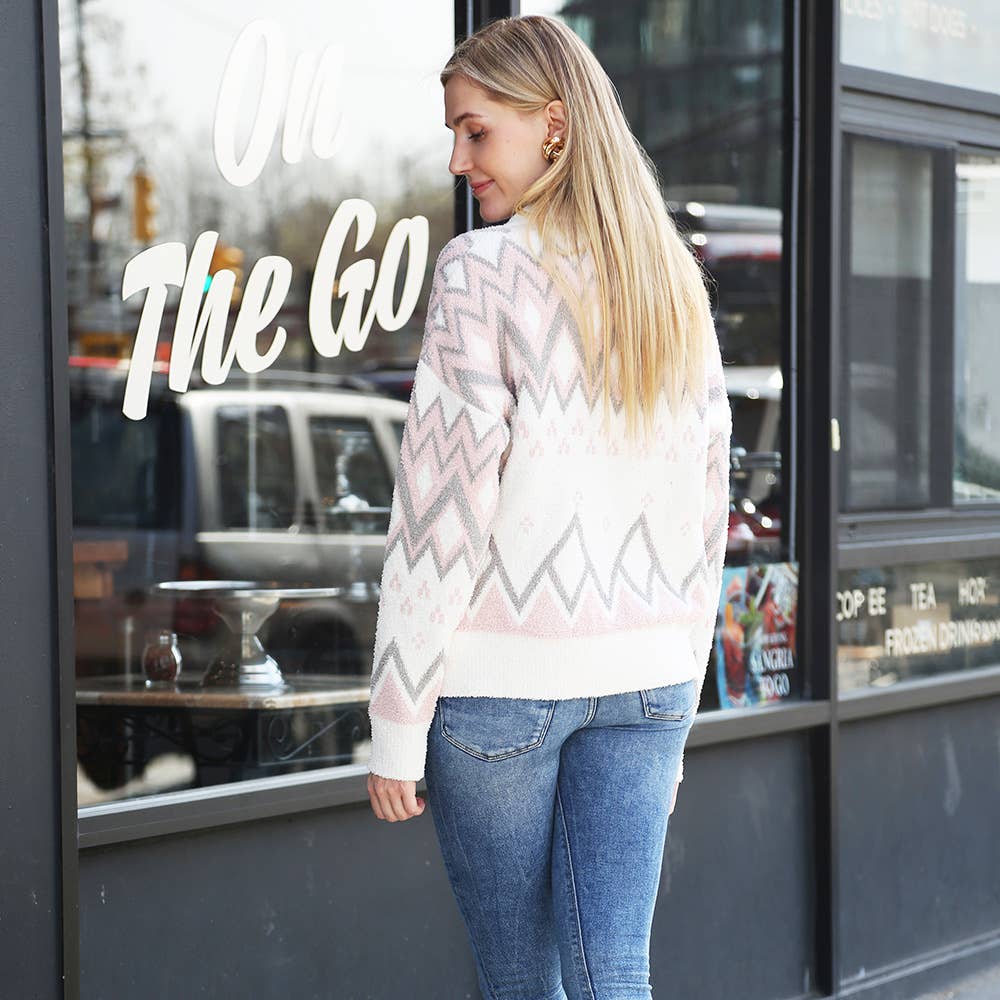 Sensibling Corp. – wholesale Pullovertröja - Dam – Tribal Collar Pullovertröja6