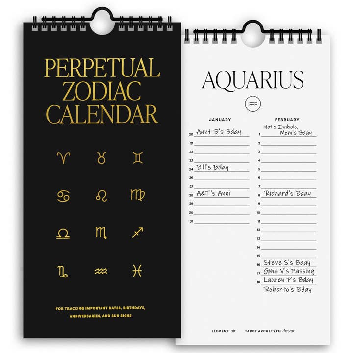 Thankful Greetings - Wholesale Calendar - Perpetual Calendar - Special Dates to Remember, Wall or Desk