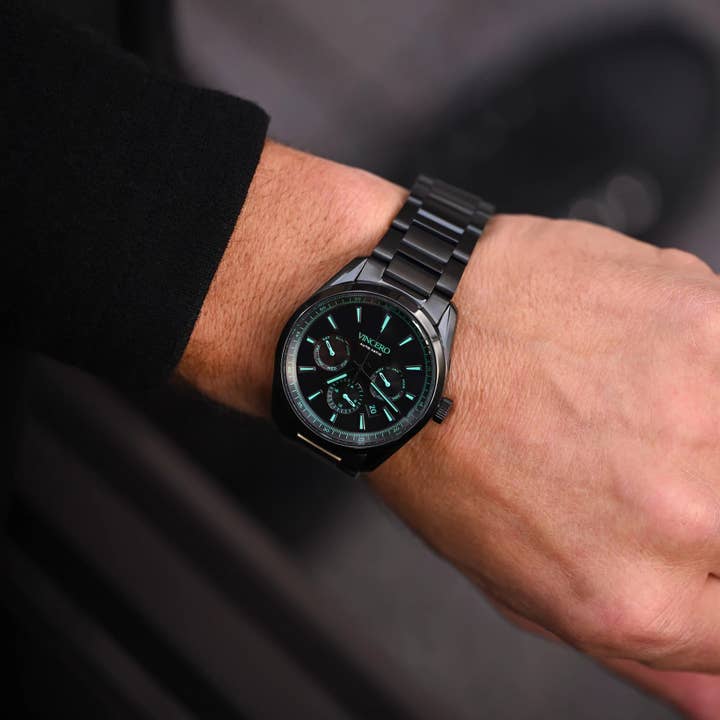 Vincero – Relógio de pulso - Homem por atacado – Reserve Limitada - Edição Abismo Esmeralda7