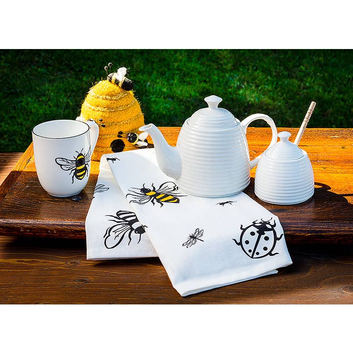 Abbott - Wholesale Tea Pot - Beehive Shaped Teapot-9.5"L (28oz)-516