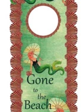 Accroche-porte : Parti à la plage pour la vente par Sansaara Living