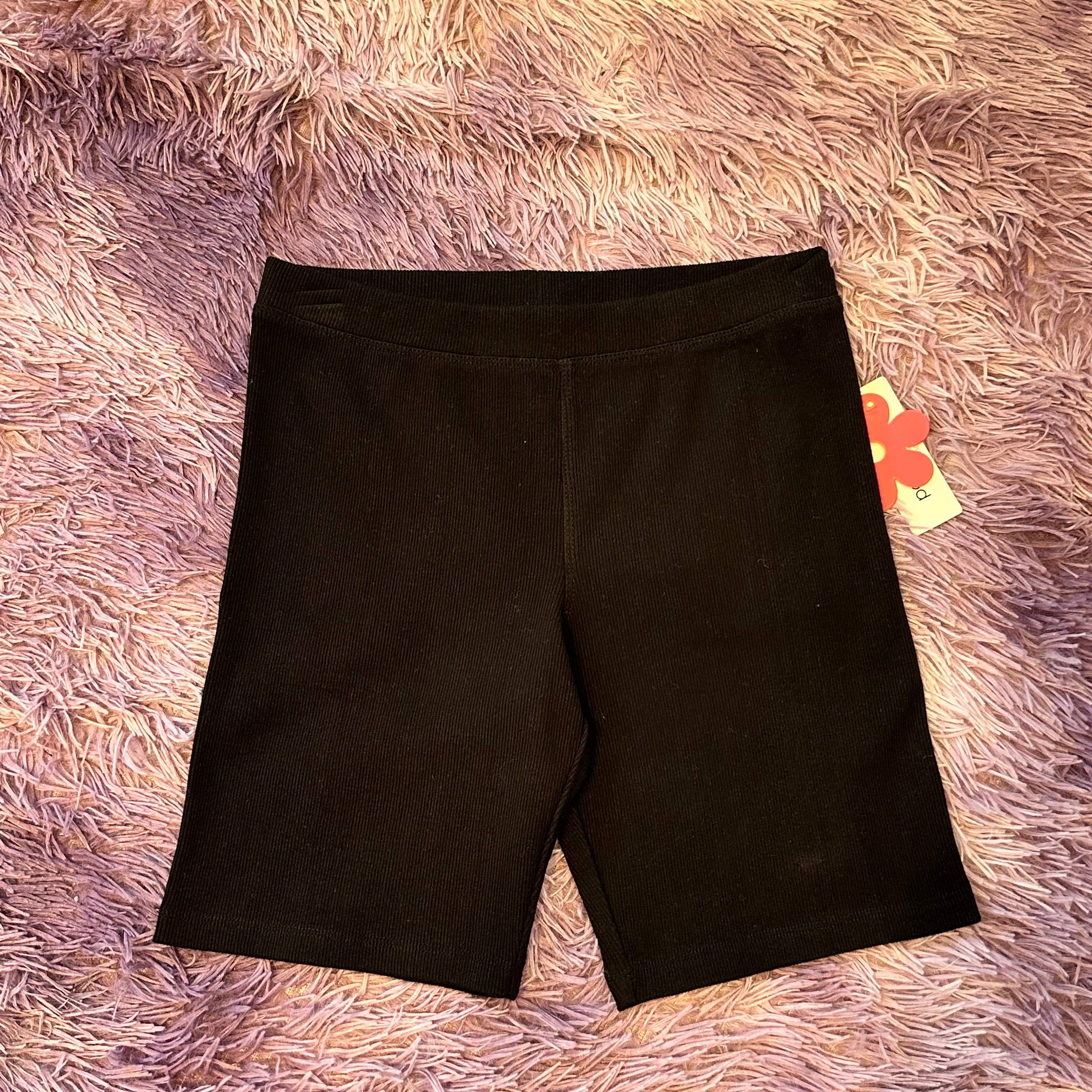 Paper Flower - Wholesale Shorts - Kids - Rib bike short - black4