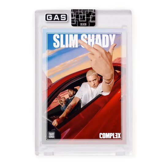 Eminem Open Edition Slim Shady Complex x GAS Trading Cards for wholesale by National Hip-Hop Museum