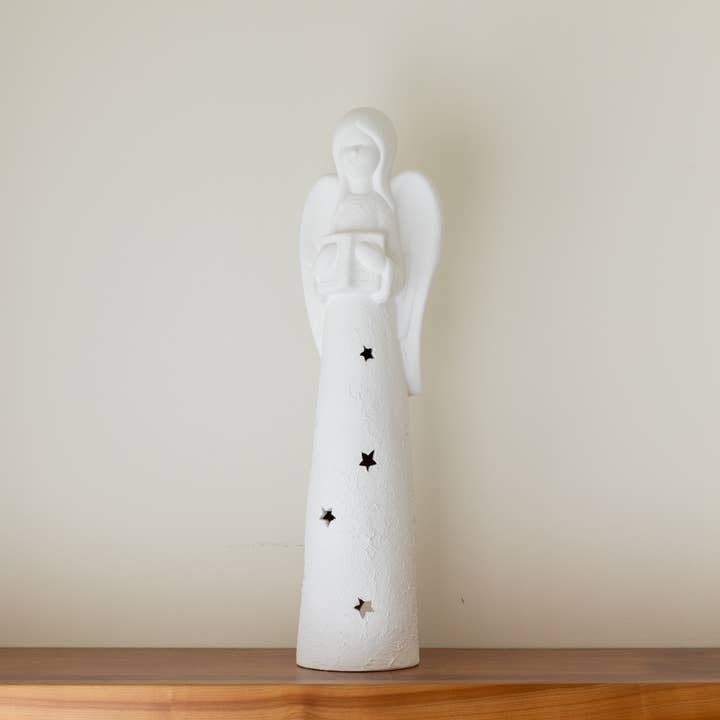 Ondas e Planaltos Lda - Wholesale Christmas Decoration - ceramic christmas angel