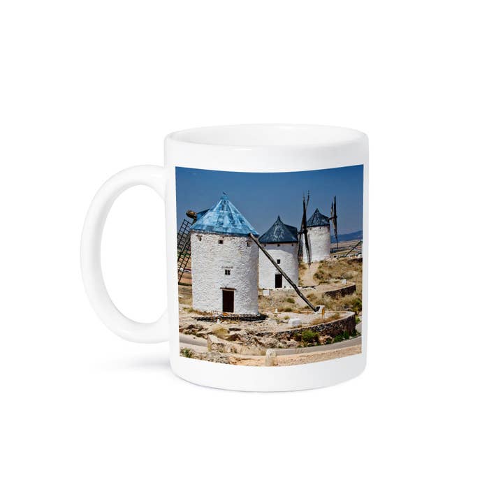 3dRose - Wholesale Coffee Mug - 3dRose, Spain, Castile-La Mancha Region, Toledo. Antique La Mancha windmills., Mug8