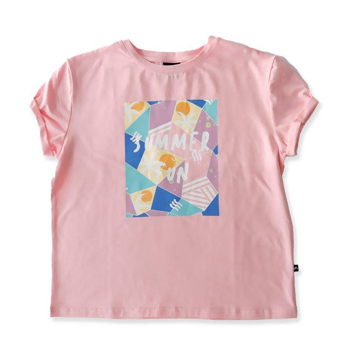 CAMISETA SUMMER FUN BAILEY - Rosa para venta al por mayor de Hello Stranger Kidswear