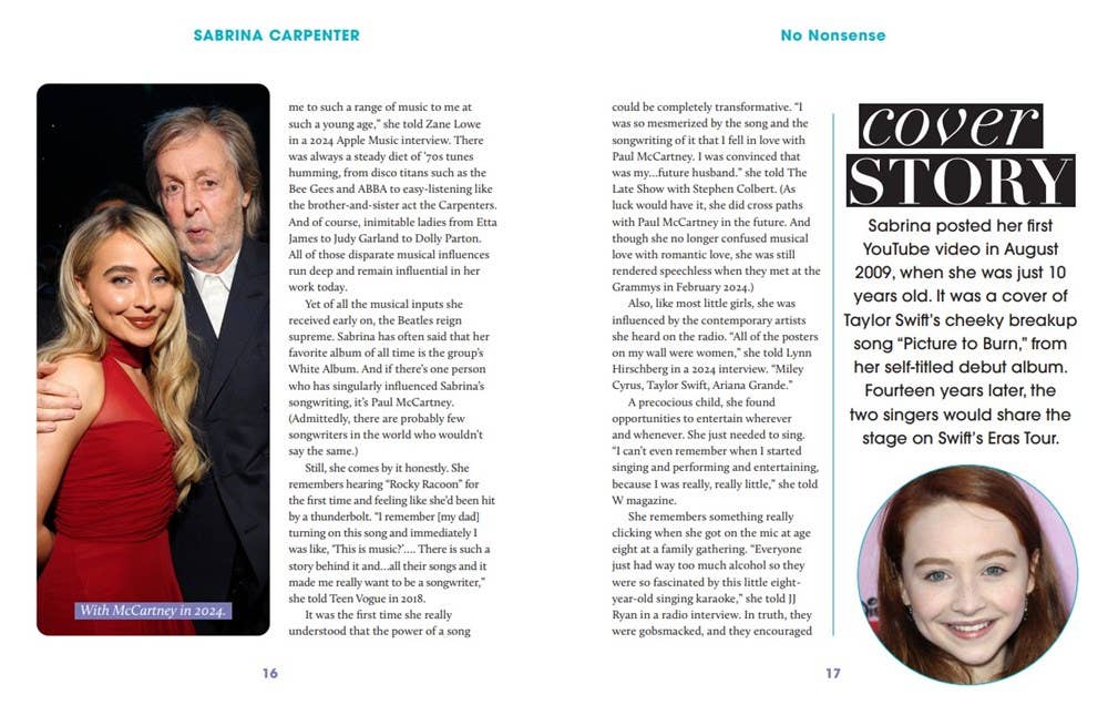 Independent Publishers Group - Vente Biographie et mémoires - Sabrina Carpenter1