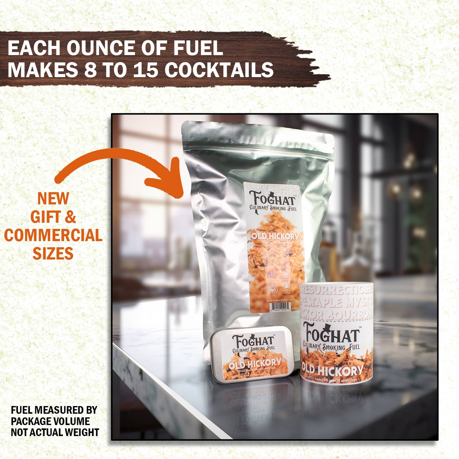 ThousandOaksBarrelCo. - Wholesale Bar Tool - Old Hickory - Foghat Culinary Smoking Fuel3