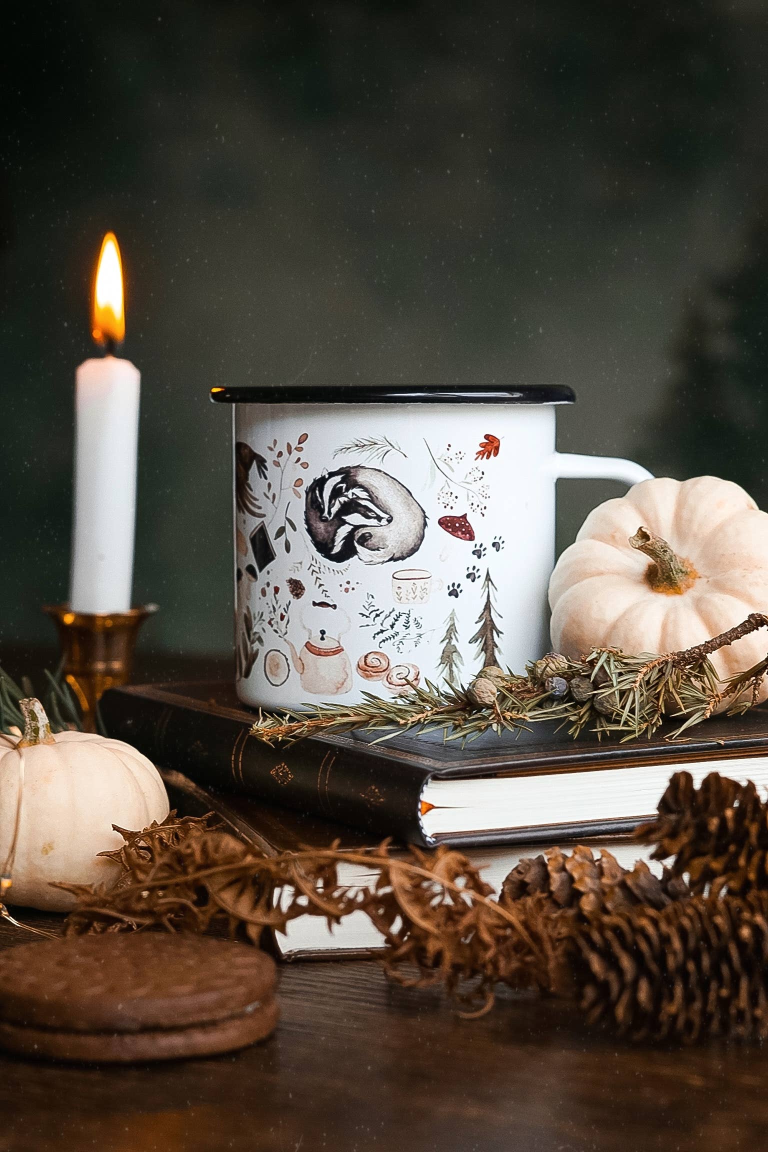 FuchsMaedchen - Wholesale Coffee Mug - Enamel Mug Forest Walk4