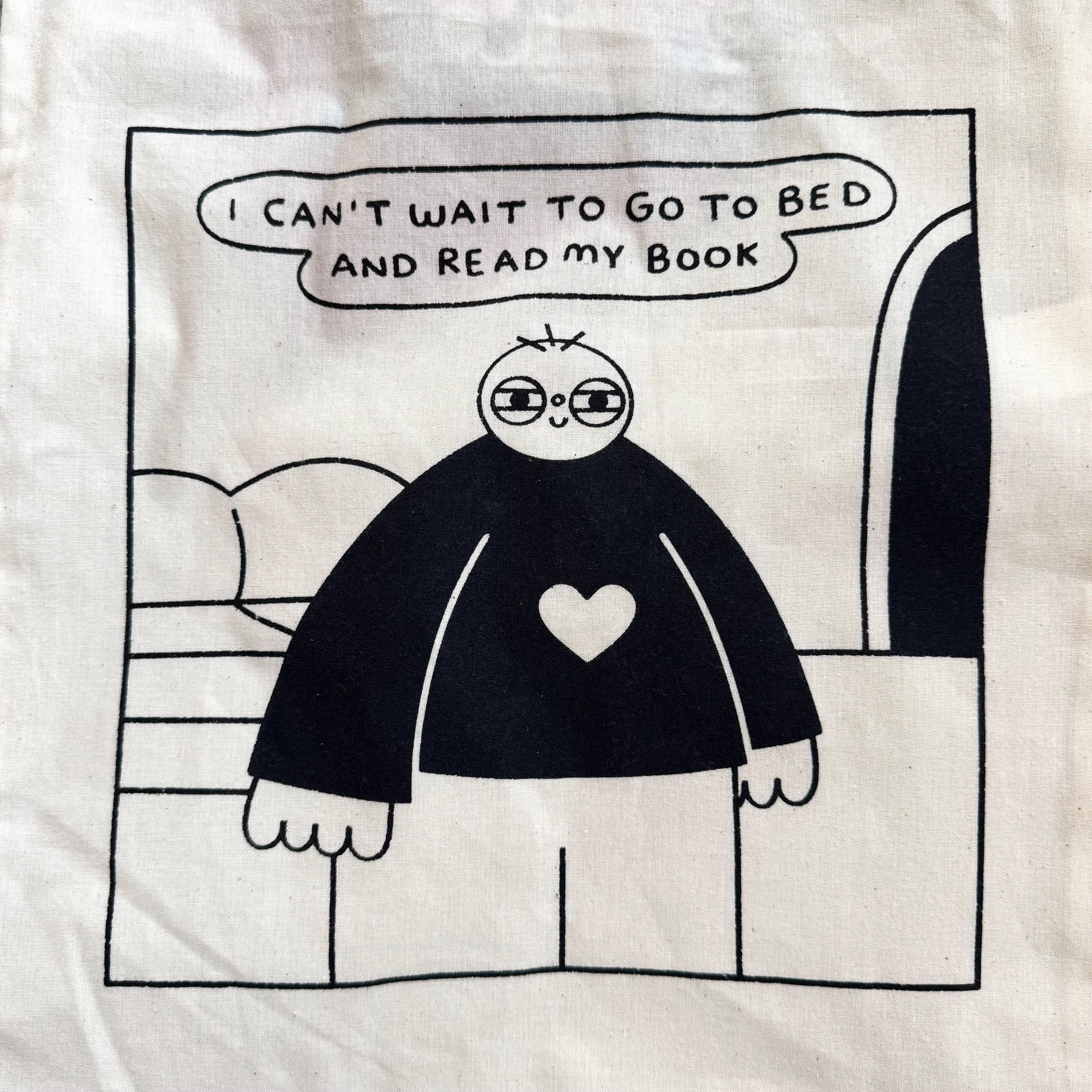 Orange Juice For Dinner - Wholesale Tote Bag - Unisex - I Can't Wait To Go To Bed And Read My Book Tote Bag1