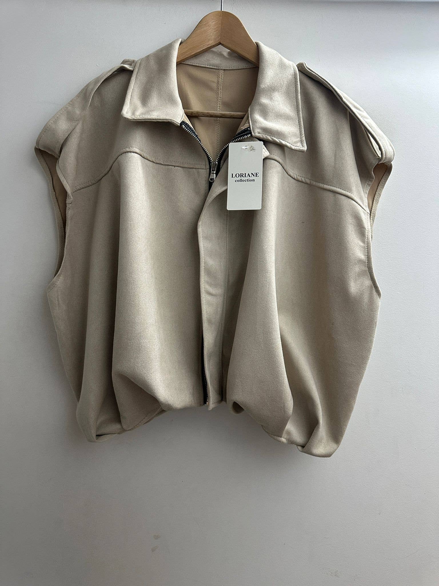 LORIANE - Wholesale Jas - Dames - 10393G Suède jas0