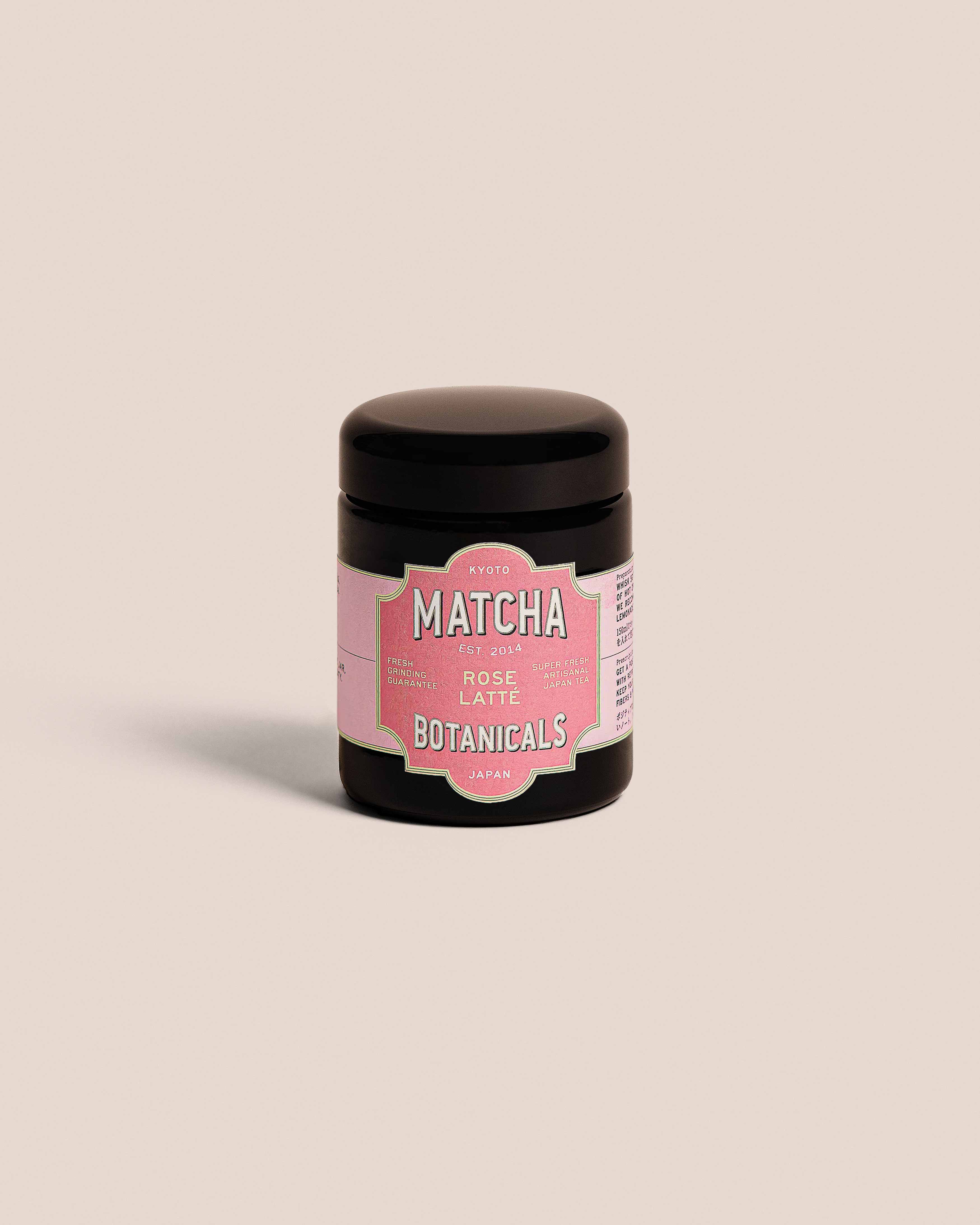 Matcha Botanicals - Wholesale Health/Detox Tea - Matcha Rose Latte1