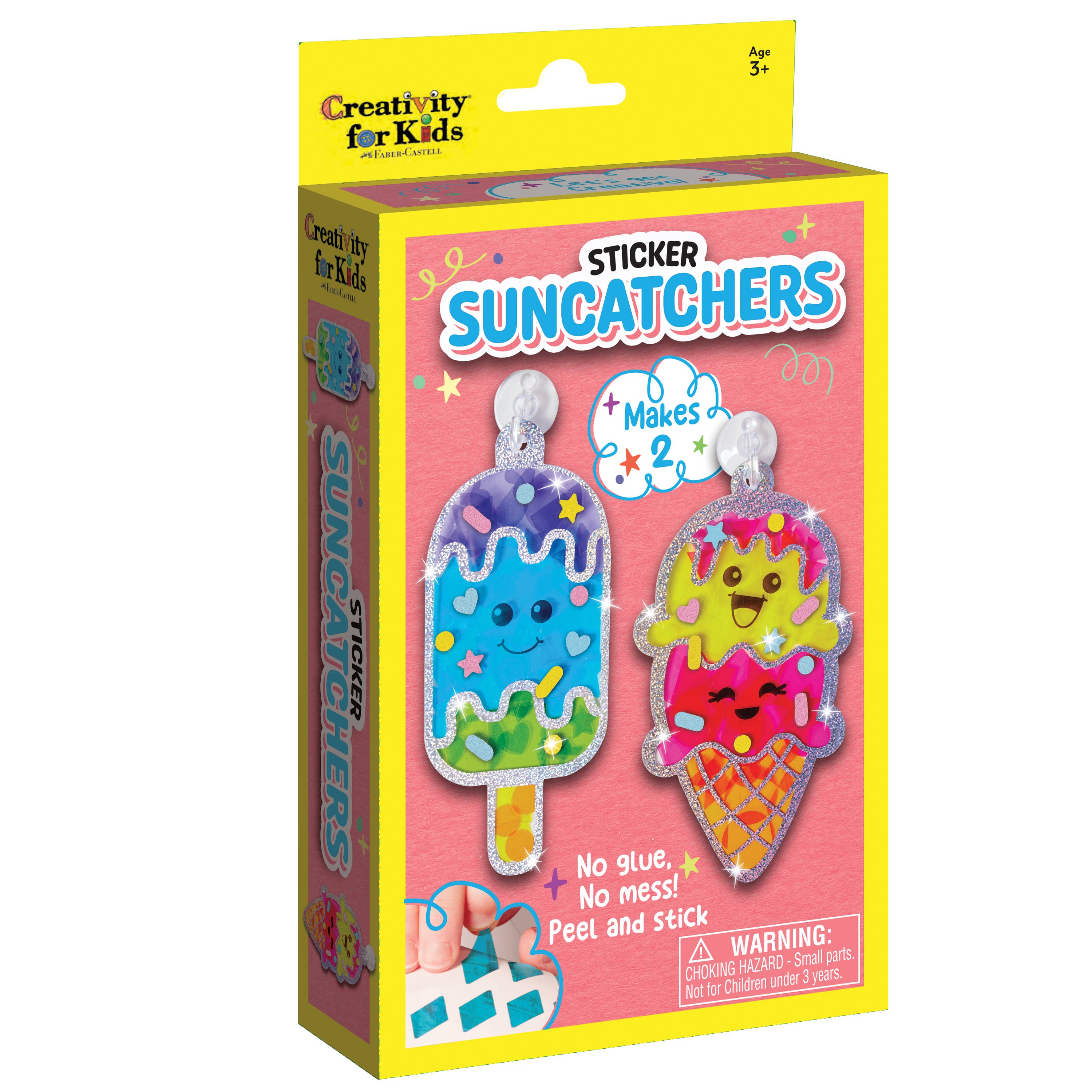Faber-Castell / Creativity for Kids - Vente Kit de bricolage – enfant - Sticker Suncatchers Mini Craft Kit pour enfants1