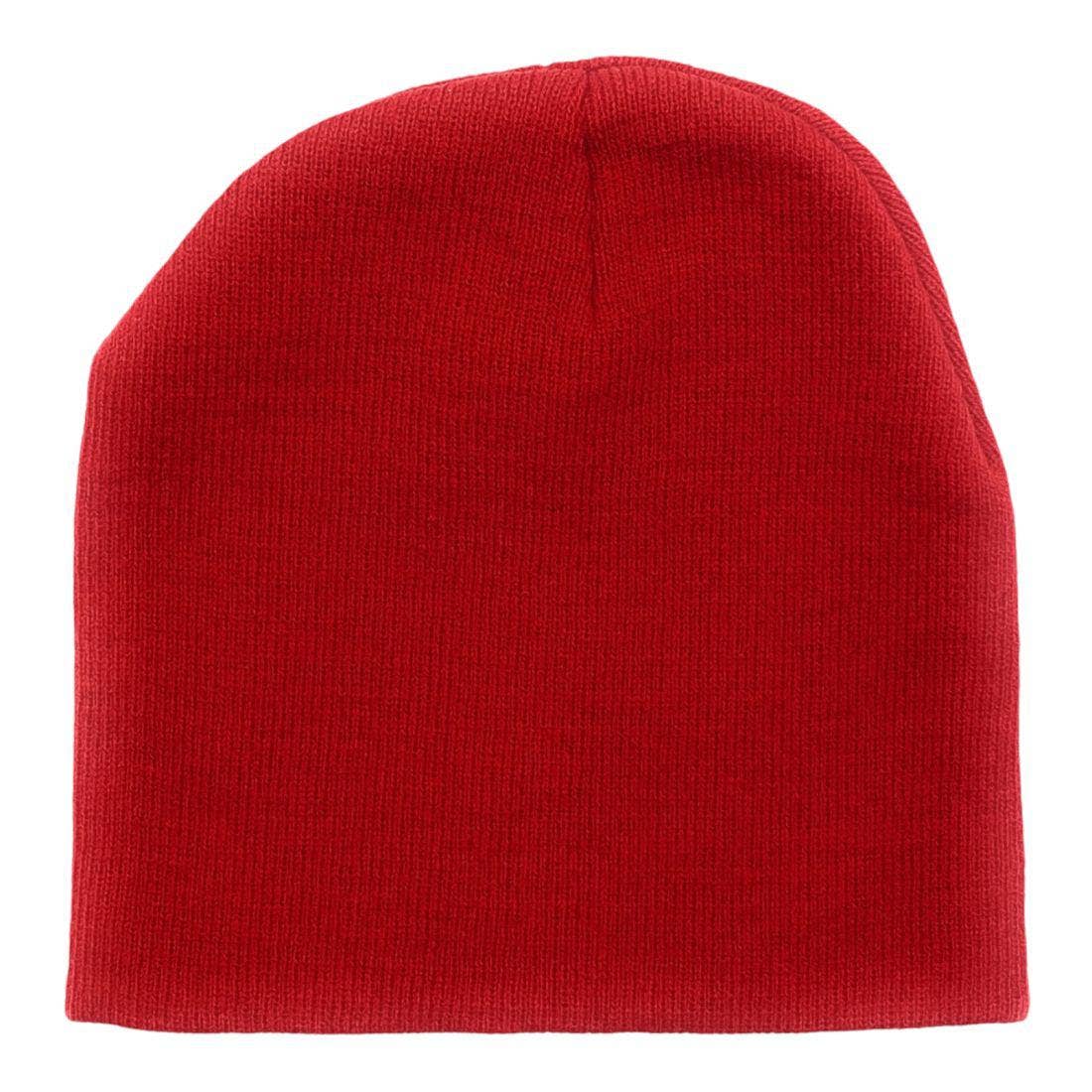 The Park Wholesale – Engroshandel Beanie - Unisex – Beanies kasketter toboggan kort uforet blød strik i bulk, multifarvet ensfarvet engroslot21