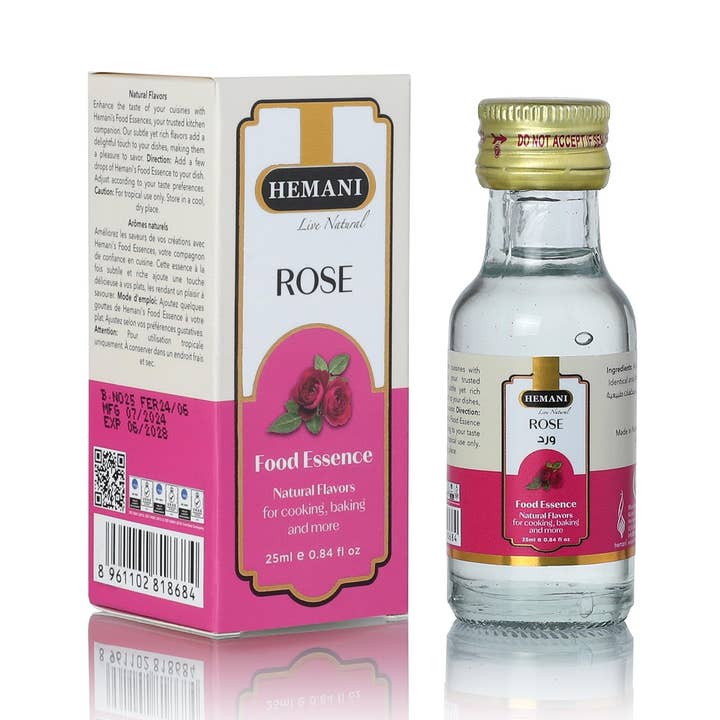 HEMANI Food Essence Rose 25ml for wholesale by TMC Marketing