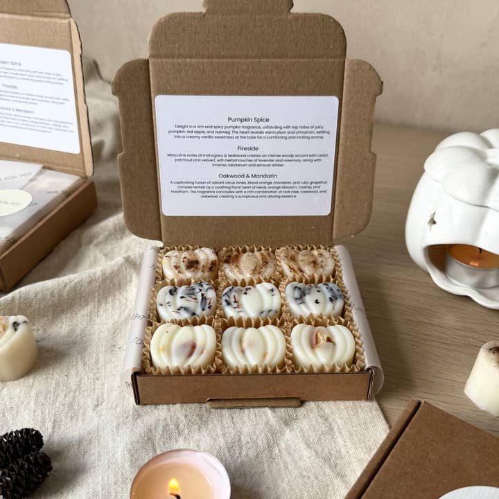 The Soil Pot – wholesale Wax melt – Pumpkin Wax Melts - autumn Wax Melts gift Box, Vegan1