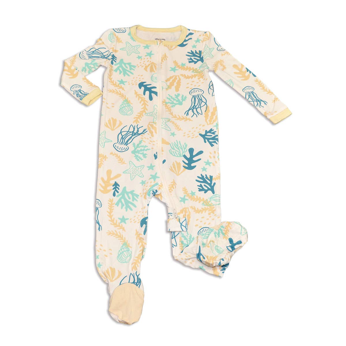 Silkberry Baby - Vente Grenouillère – bébé - Footies zip-up en bambou (imprimé)9