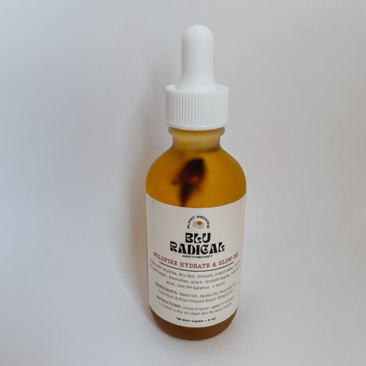 Wildfire Hydrate & Glow Oil for wholesale by Blu Radical Apothecary