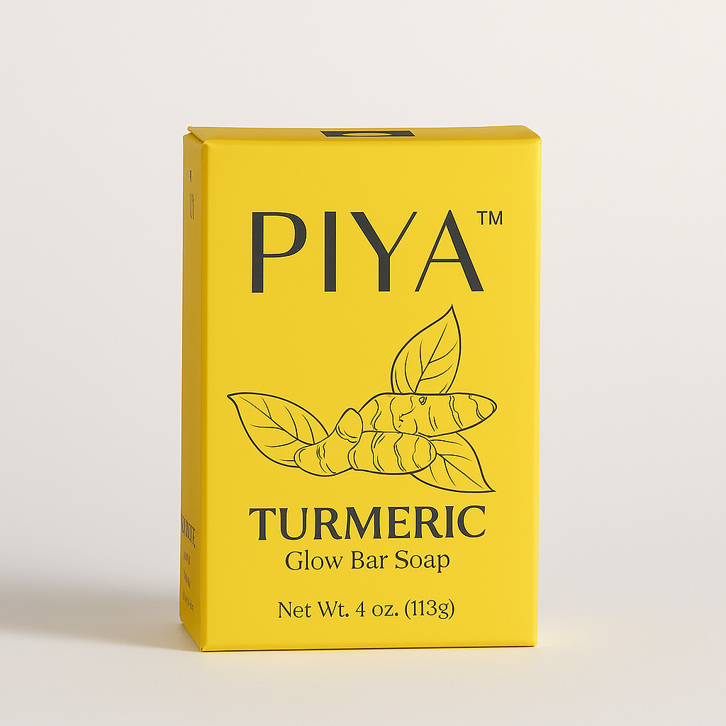 PIYA BEAUTY - Vente Pains de savon - Savon Barre Éclat Curcuma1