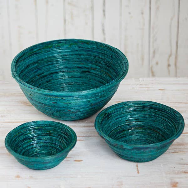 The Paper High Gift Company Limited - Venta al por mayor Bandejas/platos/boles decorativos - Cuencos de periódico reciclado - Cuencos de papel7