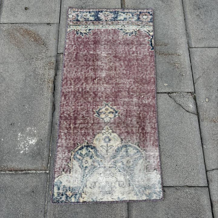 The Loom Wholesale – wholesale Matta – Vintage turkiska anatoliska Oushak-ullmattor 1,3x2,8 fot