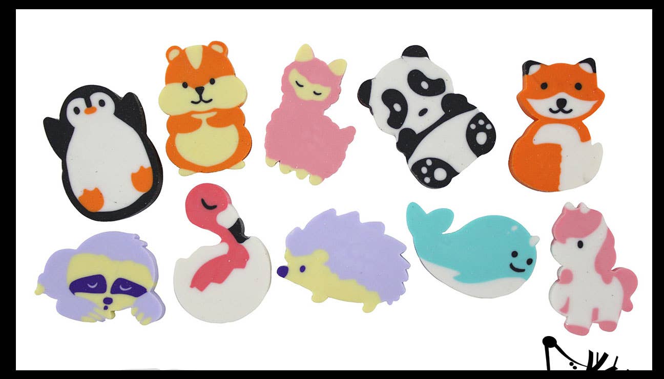 Curious Minds Toys – wholesale Eraser – Child – 100 These cute little animal shaped erasers are great for 1
