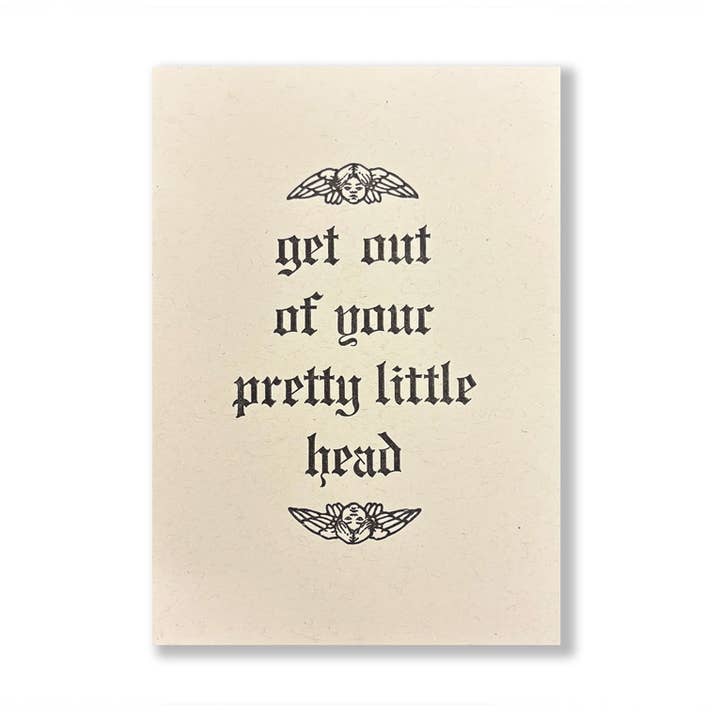 Base Camp Printing Co. - Wholesale Art Print - Get Out of Your Head 5x7 Print