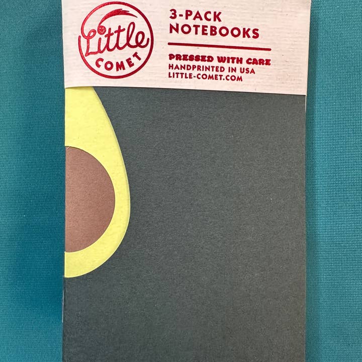 Avocado Notebook 3-Pack for wholesale by Little Comet