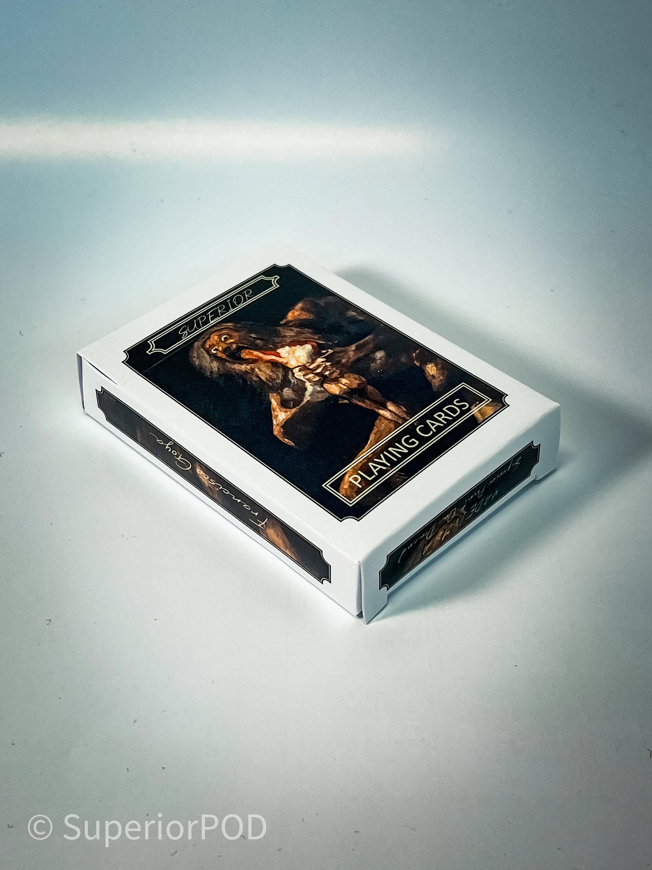 Superior Print on Demand – Cartas de jogar por atacado – Francisco Goya Saturno Devorando o Filho a Jogar Baralho de Cartas7