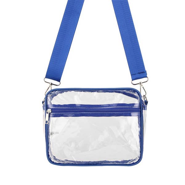 Nima Accessories Inc - Wholesale Crossbody Bag - Women's - Ladies Clear see Thru Crossbody Fashion Handbag