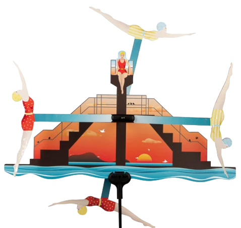 Les Ritournailes - Wholesale Outdoor Ornament/Decor - A set of our poetic weathervanes - Free pack3