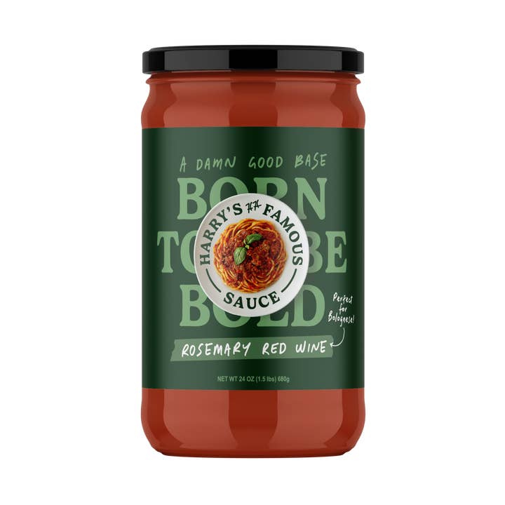 Rosemary Red Wine Sauce for wholesale by Harry's Famous Sauce