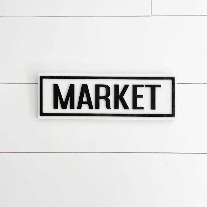 Nail and Hook Laser Cut Home Decor - Wholesale Sign - 12” Farmhouse Word Signs6