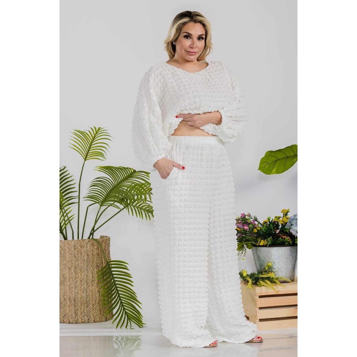 DORCAS - Vente Ensemble haut et pantalon (PAS d'intérieur) - Femme - Ensemble Deux Pièces Bubble13