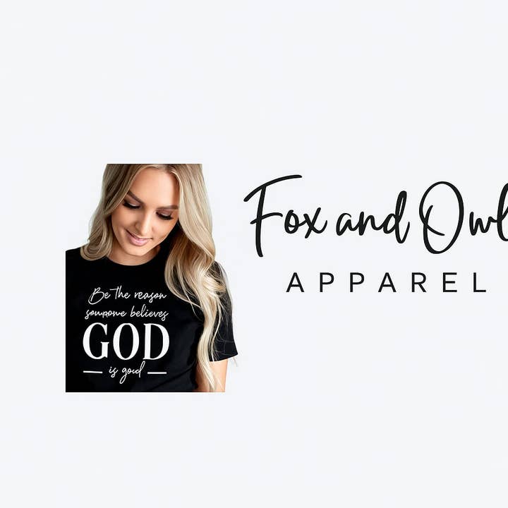 Fox and Owl Apparel-Graphic Tee's - Wholesale Screen Printed T-Shirt - Women's - Christian Salt & Light Black Bella Graphic Tee Free Shipping1