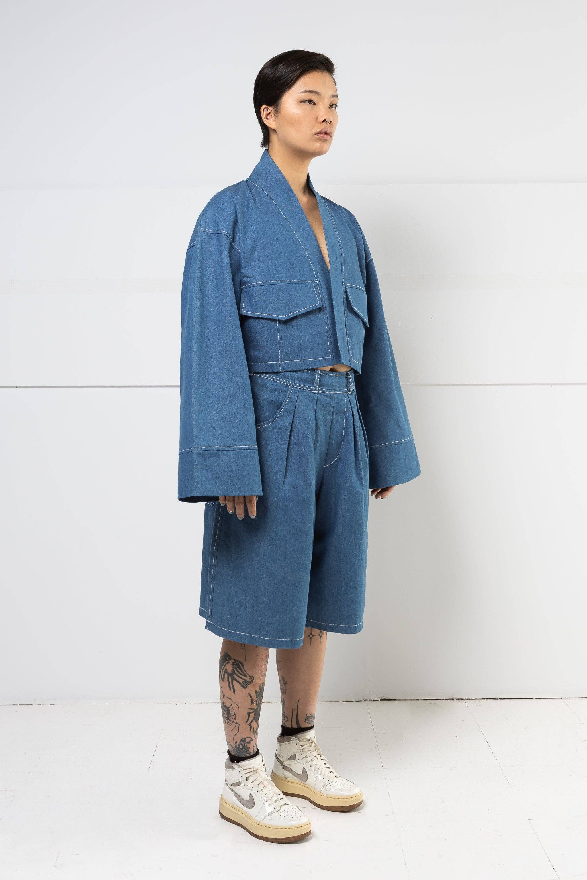 Mercy House Studio - Wholesale Denim Jacket - Women's - MIZO CROPPED JACKET1