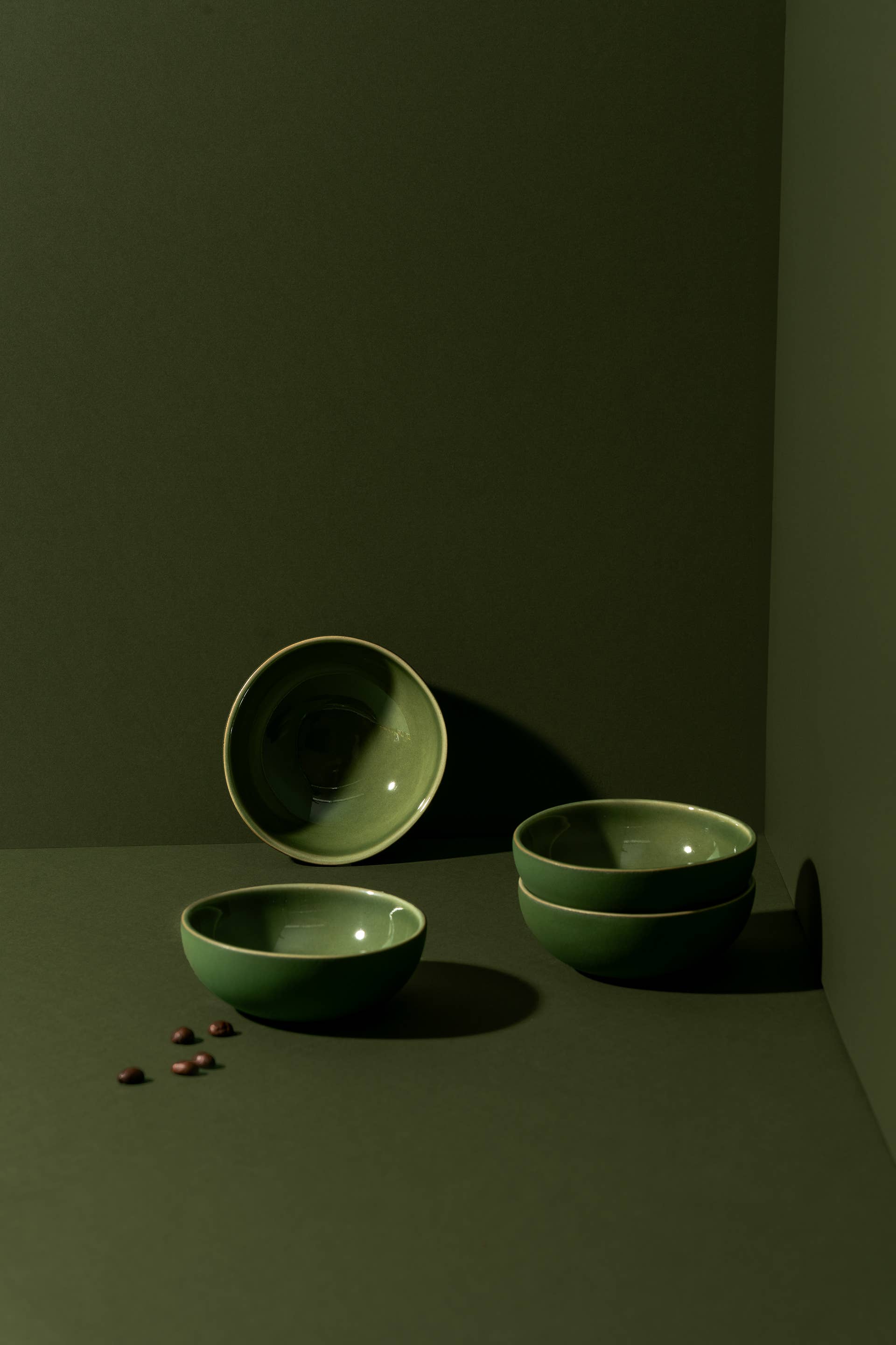 GHARYAN Stoneware & Olive Wood Tableware | Canada - Wholesale Condiment/Dip Bowl - Handmade Stoneware Condiment Bowl | Dadasi 6 oz1