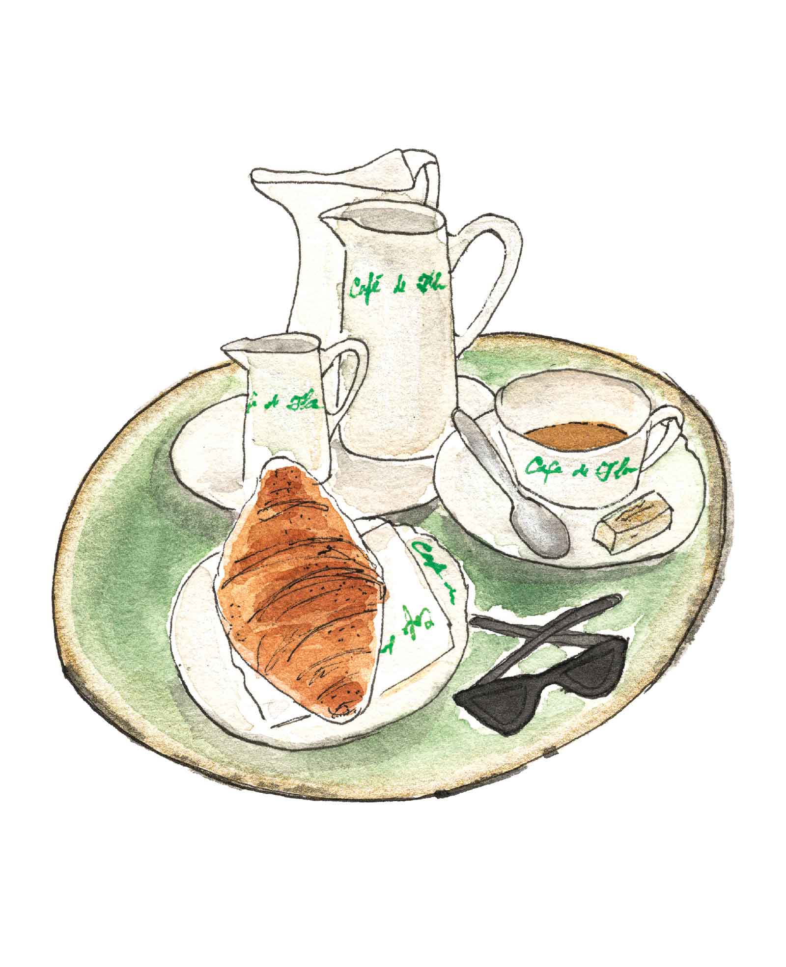 My Ohh My Studio - Wholesale Art Print - Cafe de Fleur Art Print1