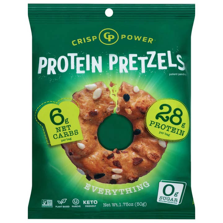 Everyday Supply Co - Wholesale Pretzels - Crisp Power - Protein Pretzels Evrythng - Cs Of 6-1.75 Oz