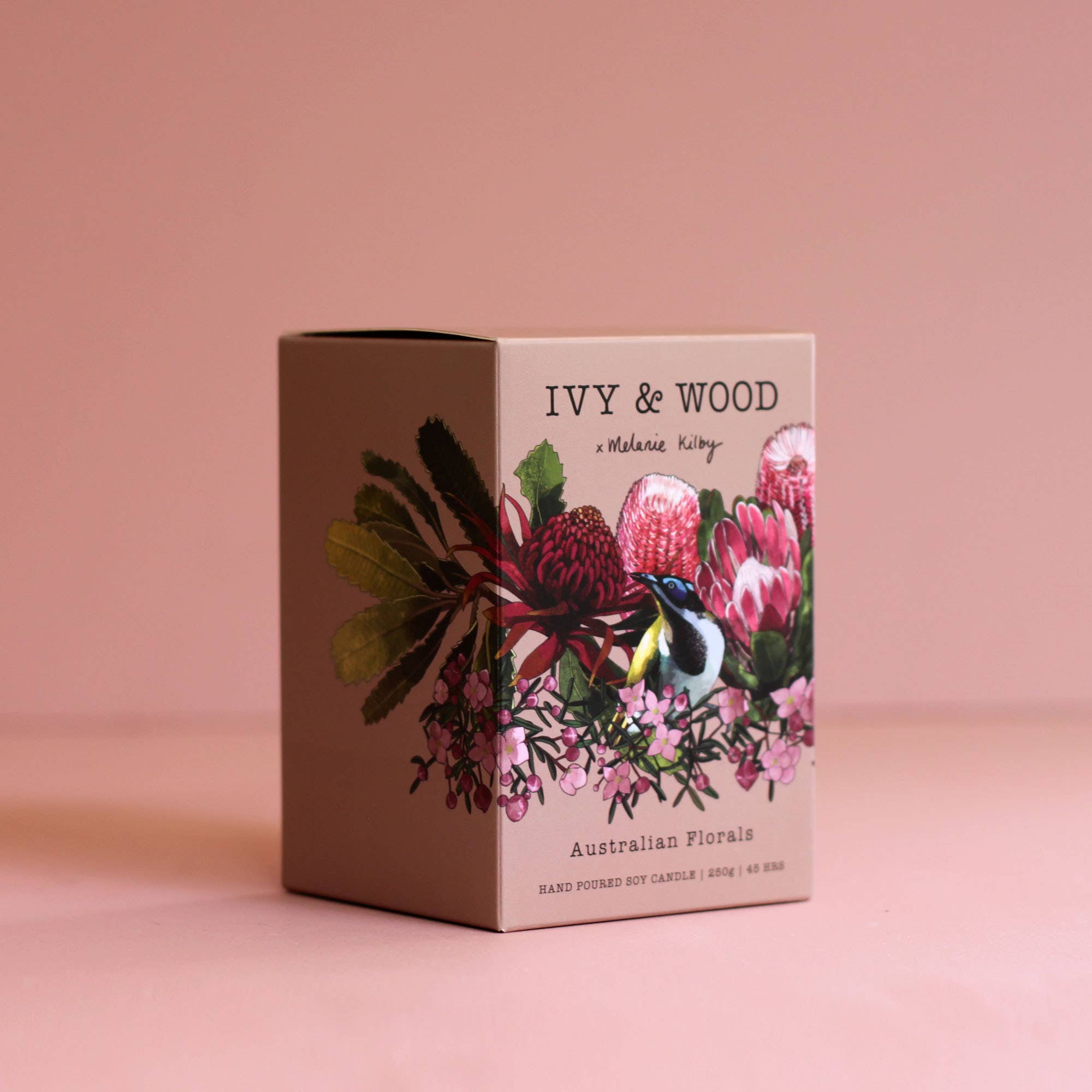 Ivy & Wood - Wholesale Pot/gevulde kaars - Australiana: Australische Bloemen Sojakaars4