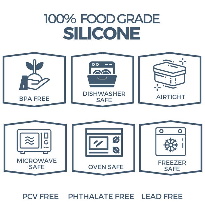 Dreamroo - Wholesale Voedselopslagcontainer - Siliconencontainer XL5