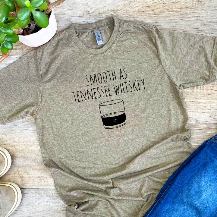 Moonlight Makers - Vente T-shirt sérigraphié – homme - Smooth As Tennessee Whiskey - T-shirt pour homme - TN, Bourbon1