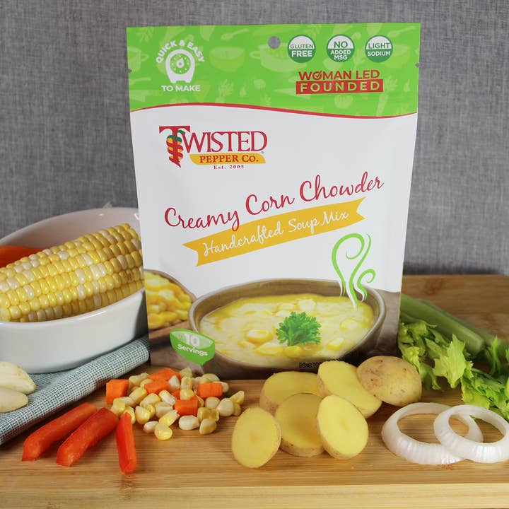 Twisted Pepper Co - Wholesale Soup - Creamy Corn Chowder Soup Mix2